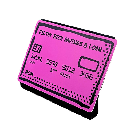 Swipe and Wipe Credit All Purpose Squeegee - Mom Pink