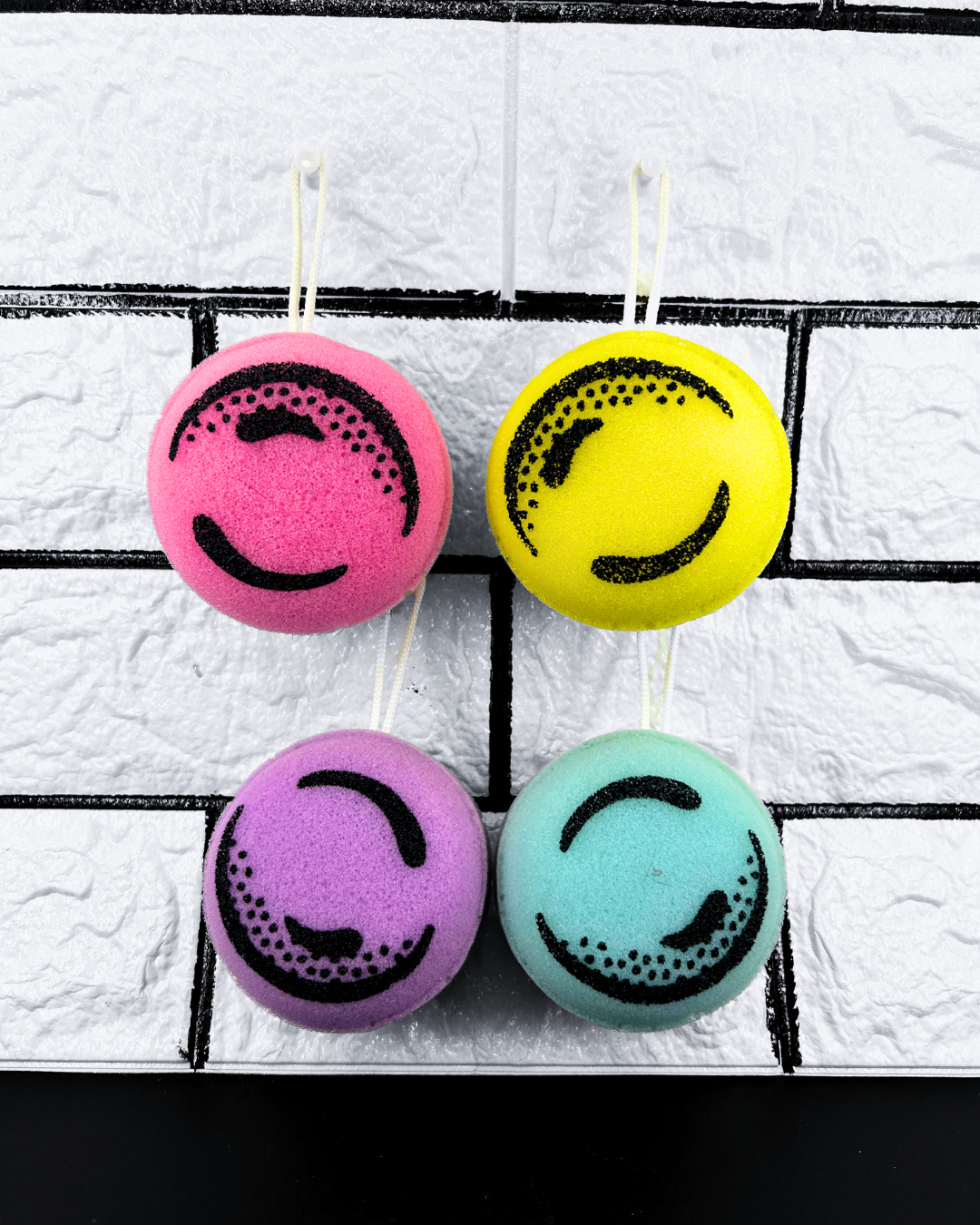 Scrub-A-Roons – Macaron Sponge Set (4-Pack) | Dessert-Themed Scrubbers for Kitchen & Dishes