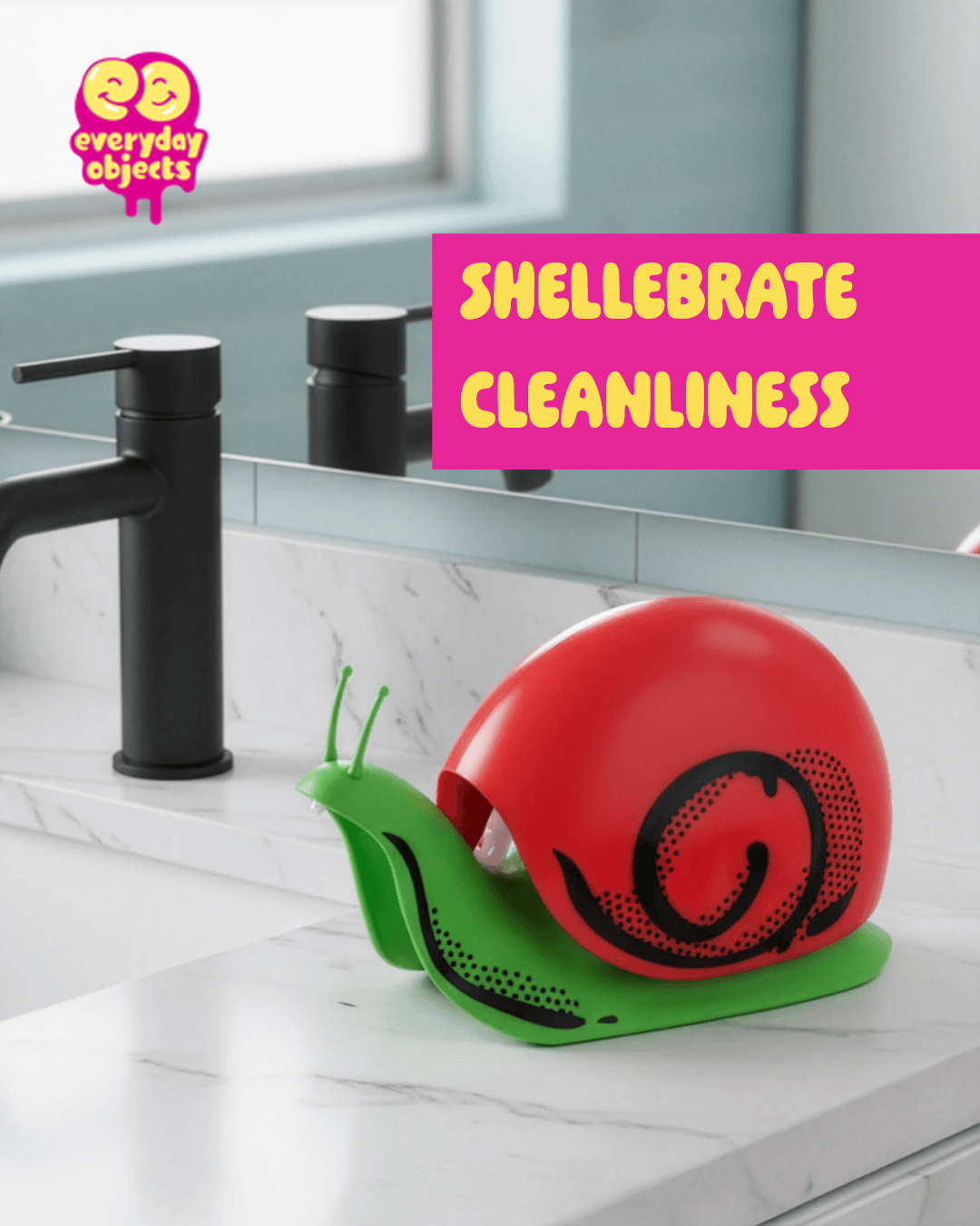 Escar-Soap Snail Soap Dispenser | Refillable Sink Buddy