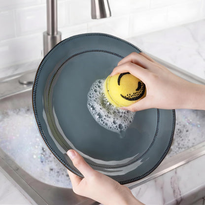 Scrub-A-Roons – Macaron Sponge Set (4-Pack) | Dessert-Themed Scrubbers for Kitchen & Dishes
