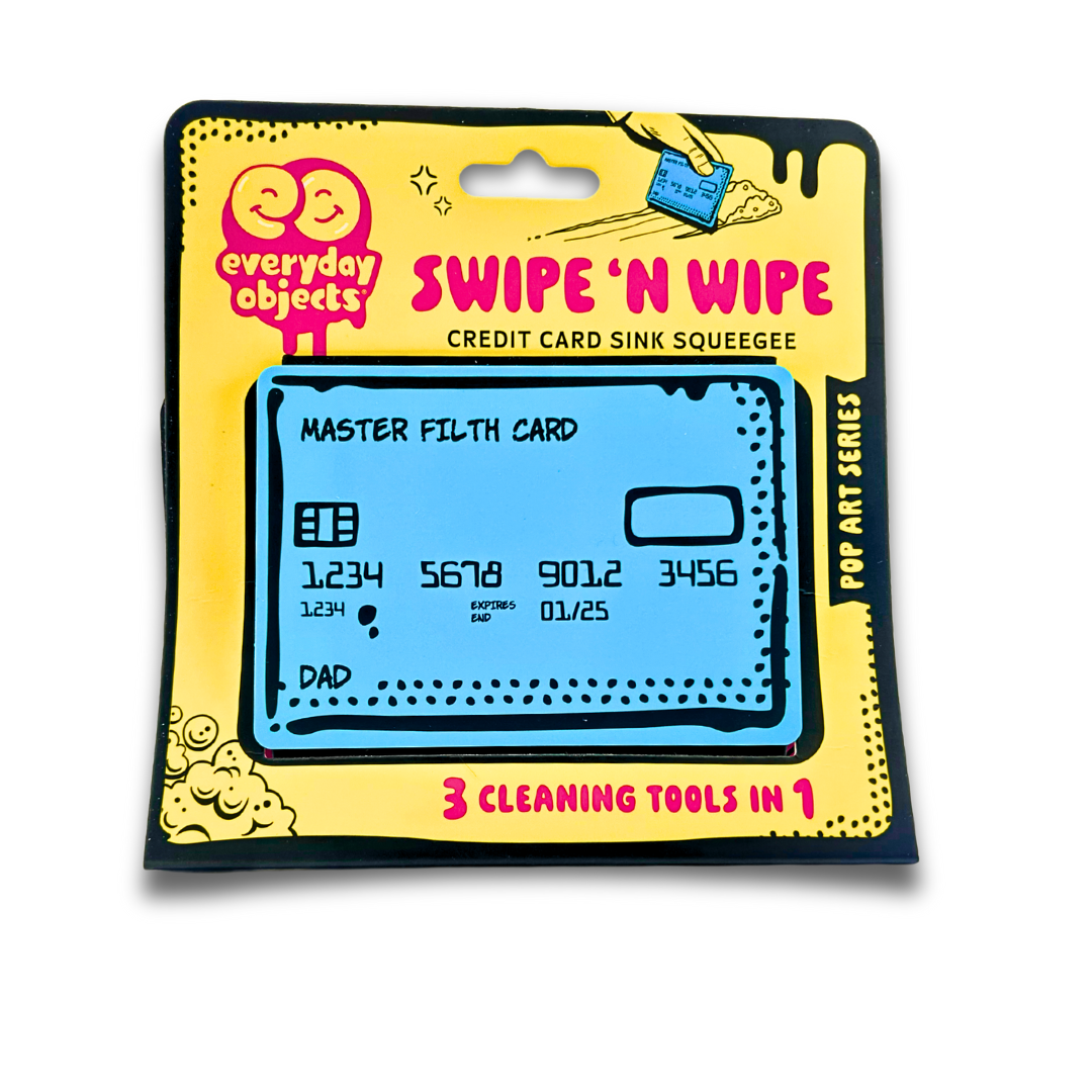 Swipe and Wipe Credit All Purpose  Squeegee - Dad Blue