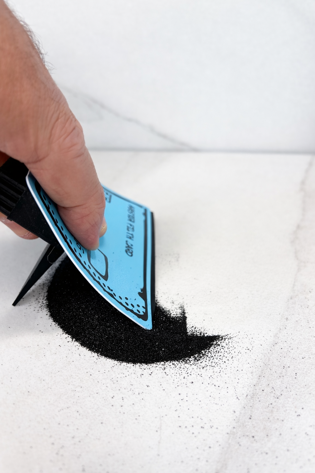 Swipe and Wipe Credit All Purpose  Squeegee - Dad Blue