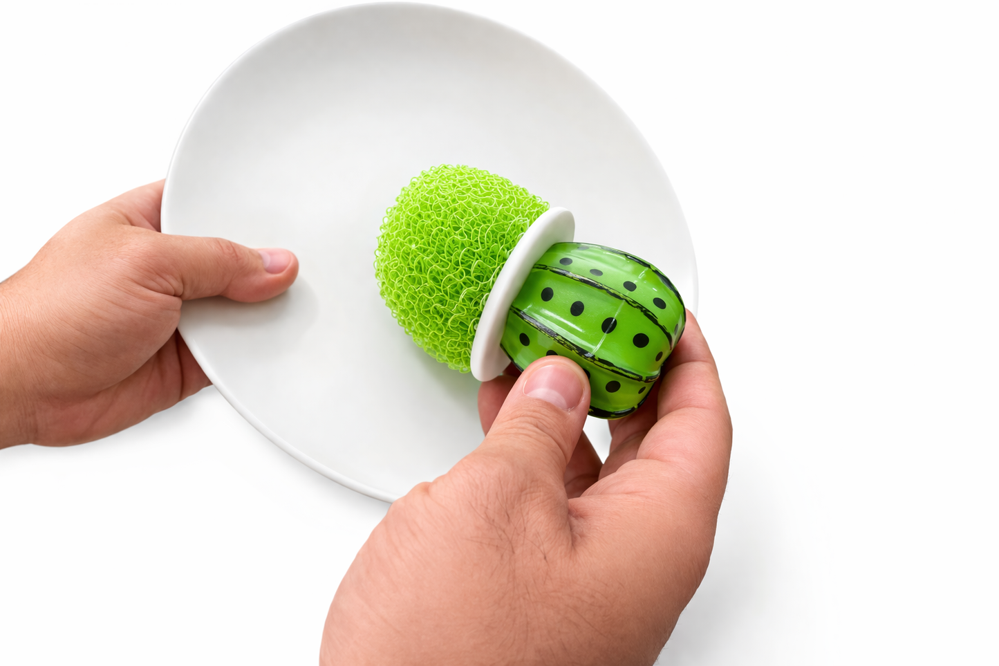Cactus Makes Perfect – Mesh Scrub Brush for Dishes | Funny Cactus Sponge for Kitchen Cleaning