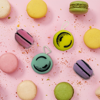 Scrub-A-Roons – Macaron Sponge Set (4-Pack) | Dessert-Themed Scrubbers for Kitchen & Dishes