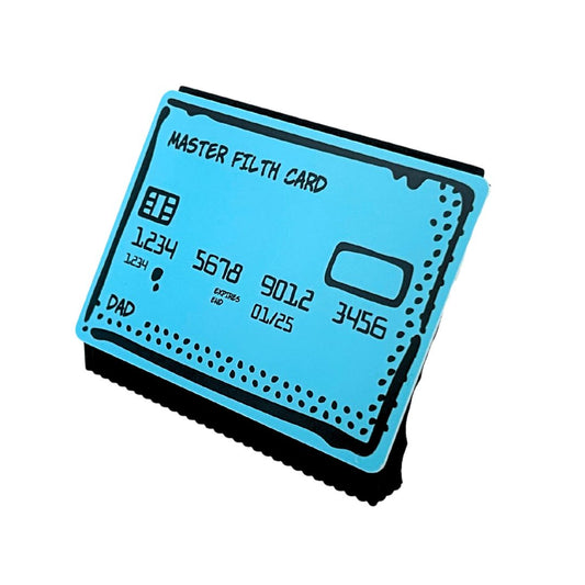 Swipe and Wipe Credit All Purpose  Squeegee - Dad Blue