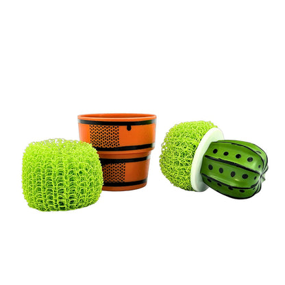 Cactus Makes Perfect – Mesh Scrub Brush for Dishes | Funny Cactus Sponge for Kitchen Cleaning