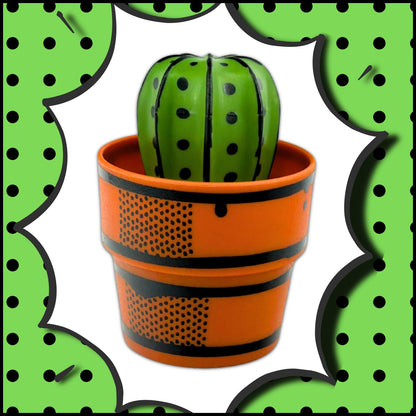 Cactus Makes Perfect – Mesh Scrub Brush for Dishes | Funny Cactus Sponge for Kitchen Cleaning