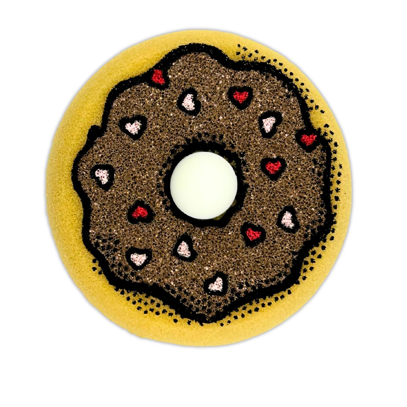 Suds ’N Sprinkles – Donut Sponge Set (4-Pack) | Cute Kitchen Scrubbers for Dishes & Sink Cleaning
