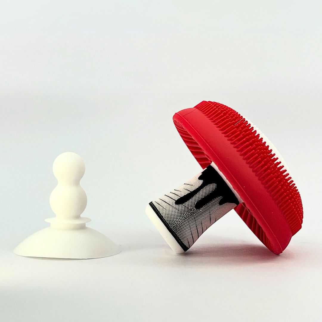 Fungus Among Us – Mushroom Silicone Scrubber | Heat-Resistant Kitchen Sponge for Dishes & Pans
