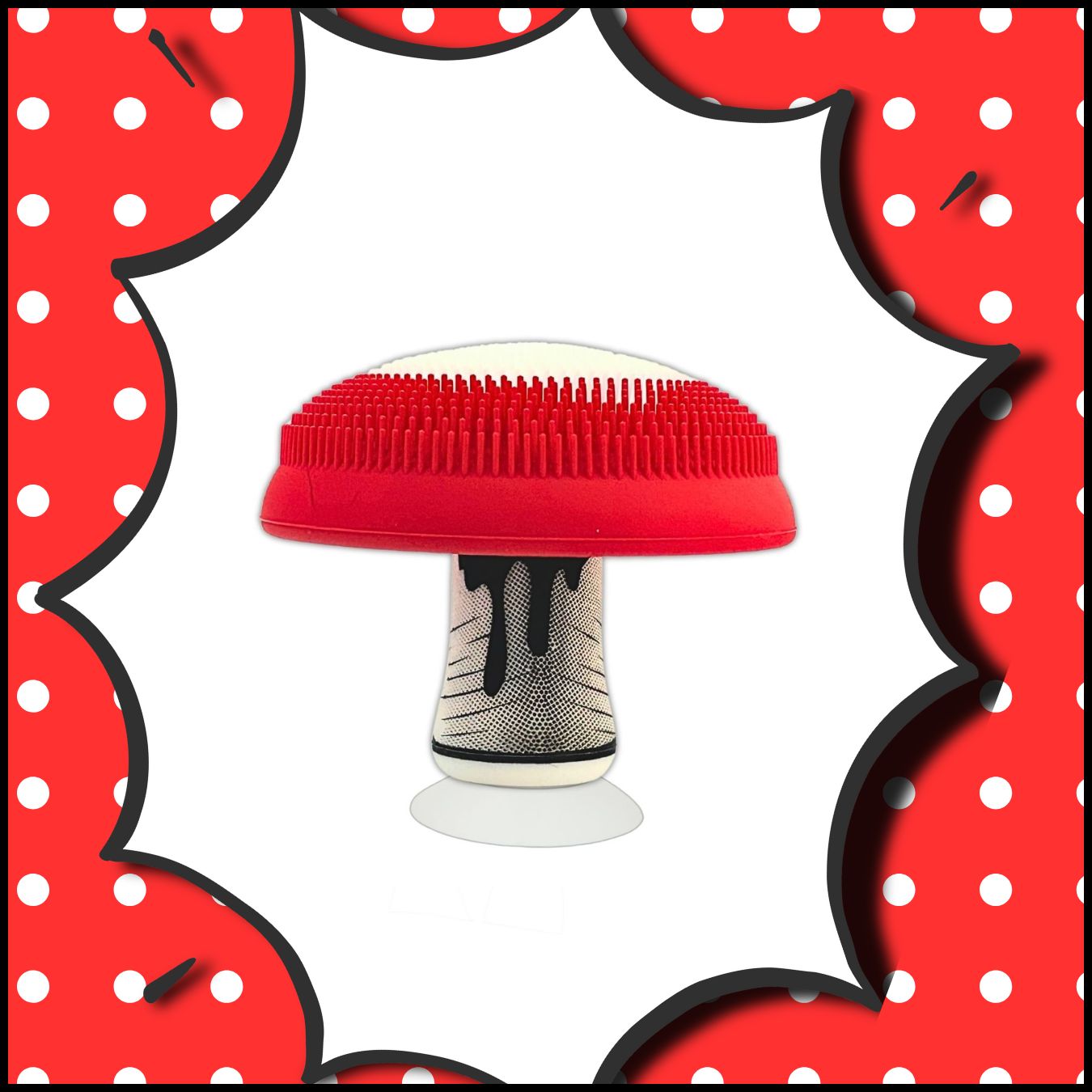 Fungus Among Us – Mushroom Silicone Scrubber | Heat-Resistant Kitchen Sponge for Dishes & Pans