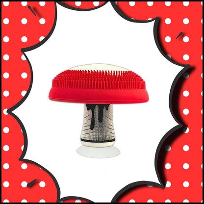 Fungus Among Us – Mushroom Silicone Scrubber | Heat-Resistant Kitchen Sponge for Dishes & Pans