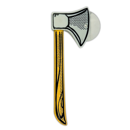 Slice 'N Dice Pizza Cutter Hatchet - Stainless Steel Blade