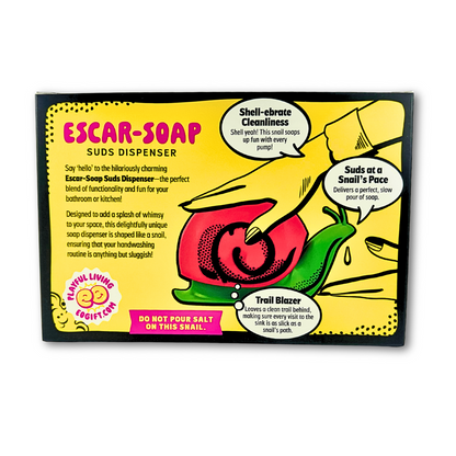 Escar-Soap Snail Soap Dispenser | Refillable Sink Buddy