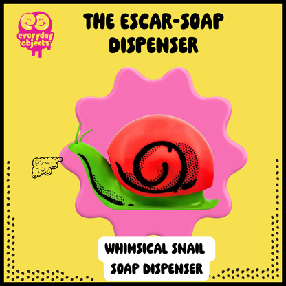 Escar-Soap Snail Soap Dispenser | Refillable Sink Buddy