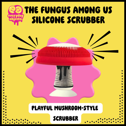 Fungus Among Us – Mushroom Silicone Scrubber | Heat-Resistant Kitchen Sponge for Dishes & Pans