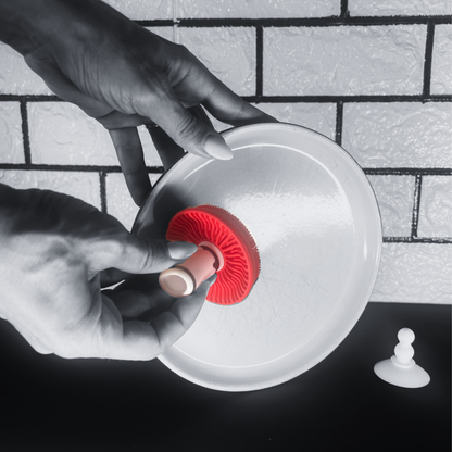 Fungus Among Us – Mushroom Silicone Scrubber | Heat-Resistant Kitchen Sponge for Dishes & Pans