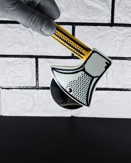 Slice 'N Dice Pizza Cutter Hatchet - Stainless Steel Blade
