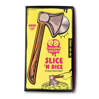 Slice 'N Dice Pizza Cutter Hatchet - Stainless Steel Blade