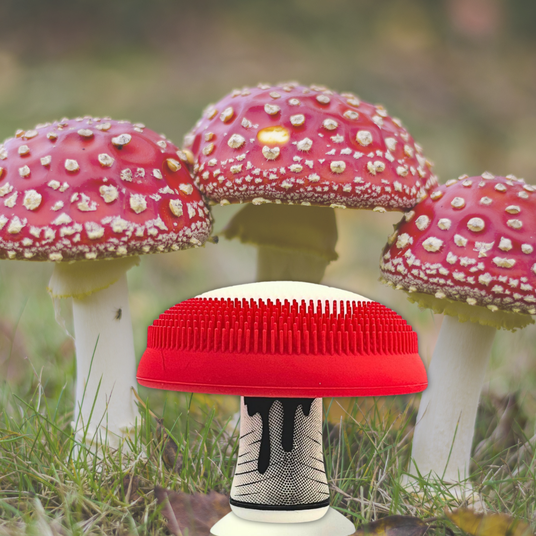 Fungus Among Us – Mushroom Silicone Scrubber | Heat-Resistant Kitchen Sponge for Dishes & Pans