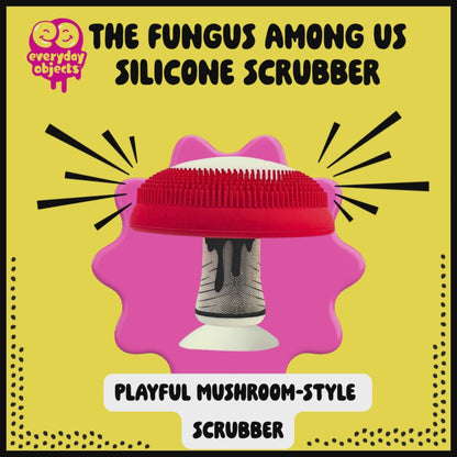 Fungus Among Us – Mushroom Silicone Scrubber | Heat-Resistant Kitchen Sponge for Dishes & Pans