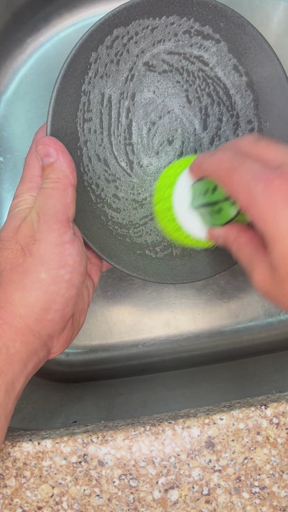 Cactus Makes Perfect – Mesh Scrub Brush for Dishes | Funny Cactus Sponge for Kitchen Cleaning